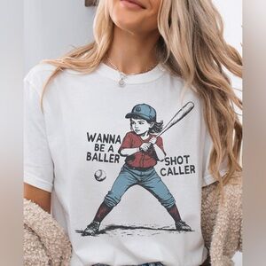 Wanna Be A Baller Baseball Shirt